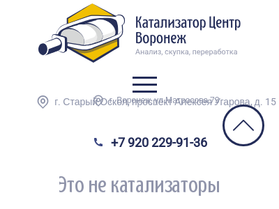 Катализатор Центр Воронеж